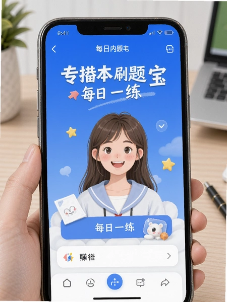 专插本刷题宝 每日一练界面