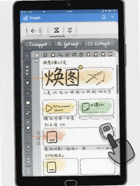焕图操作界面示意图