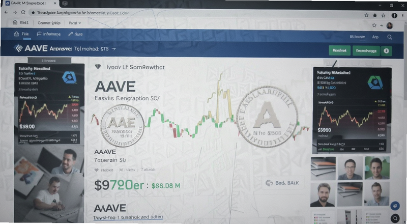 AAVE币交易页面截图