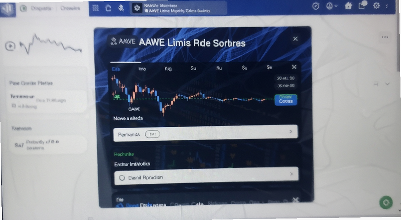 AAVE限价挂单设置页面预览图