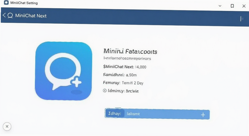 MiniiChat Next应用权限设置界面