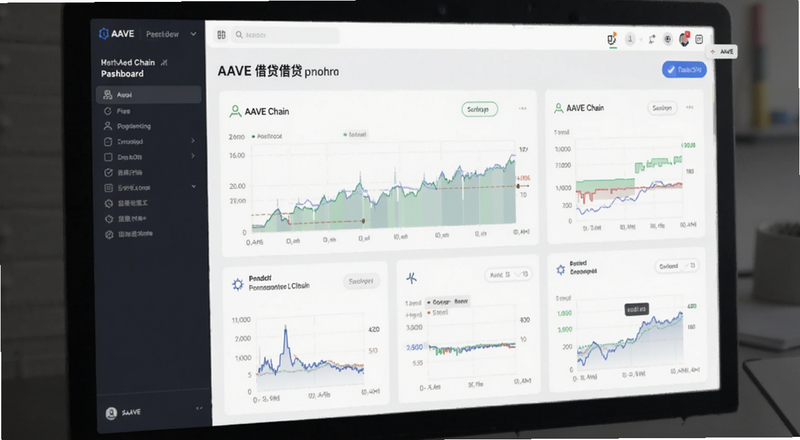 AAVE链上借贷数据面板预览图