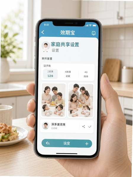 效期宝家庭共享设置界面