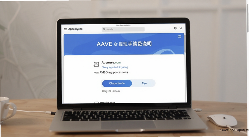 AAVE提现手续费说明页面预览图