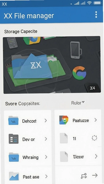 ZX File manager������洢�������ļ�����չʾͼ