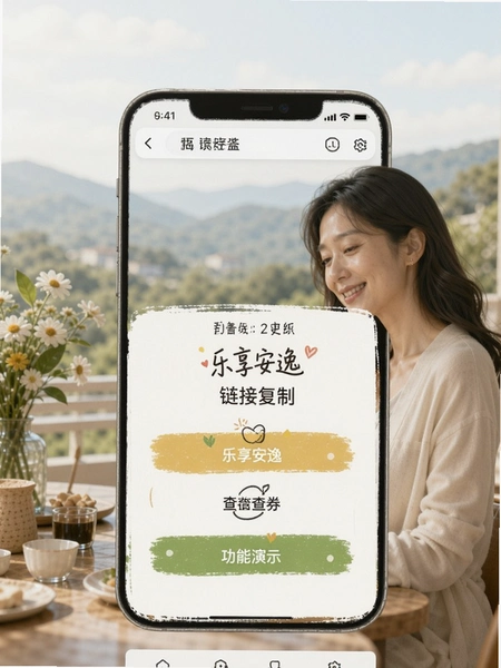 乐享安逸复制链接查券功能演示