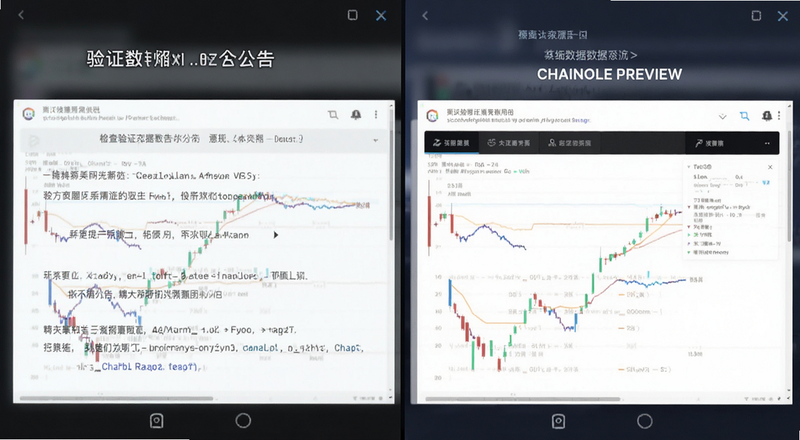 用户查证交易所公告与链上数据预览图