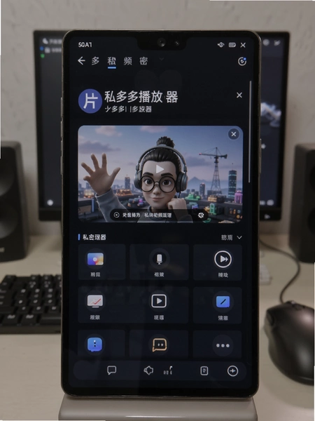 片多多播放器私密视频加密管理界面