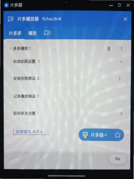 片多多播放器安装权限设置界面