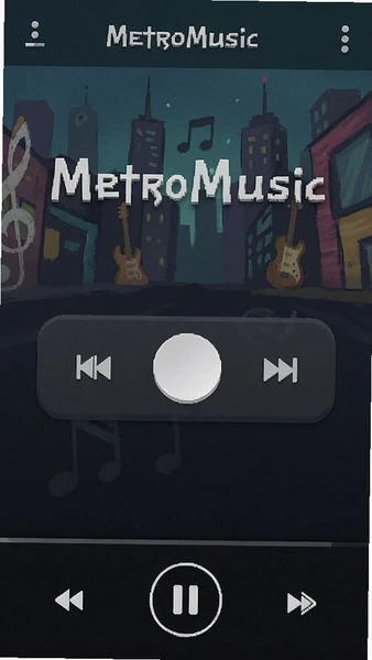 MetroMusic���Ž��沥��ģʽ�л���ť