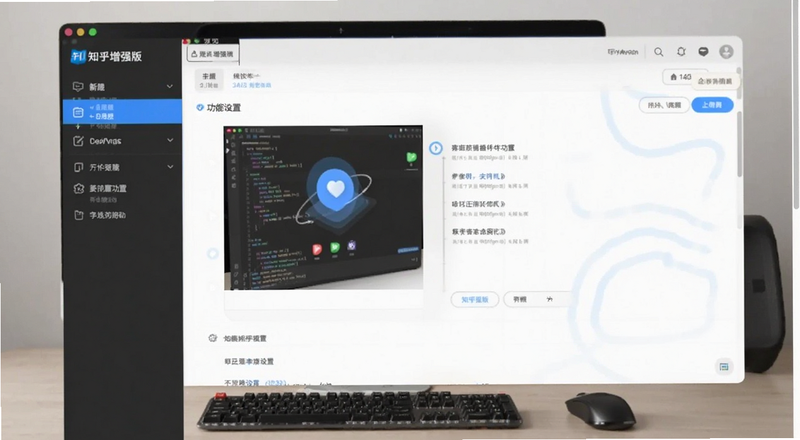 知乎增强版插件功能设置界面预览图