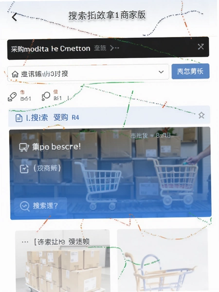 采购批发拿货商家版 搜索筛选页面