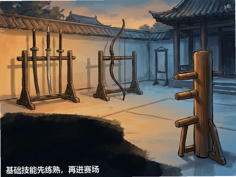 基础职业备赛训练场原创概念示意