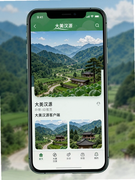 大美汉源客户端首页界面