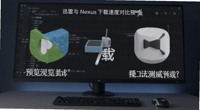 迅雷与Nexus下载速度对比测试预览图
