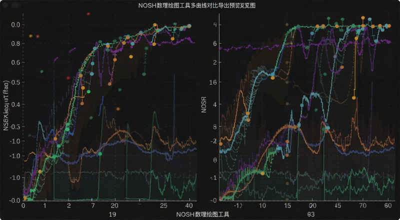 NOSH数理绘图工具多曲线对比导出预览图