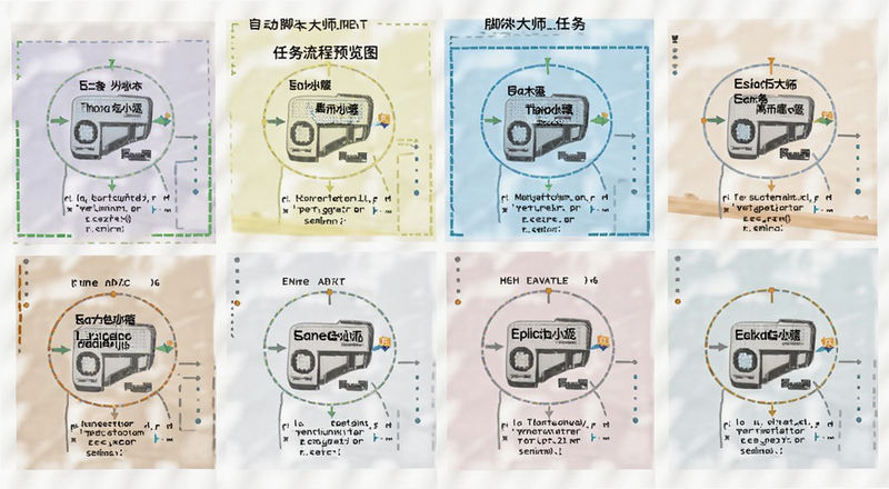 自动脚本大师任务流程预览图