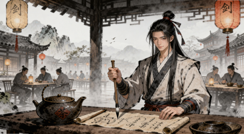 剑侠茶馆助手自动任务运行预览图