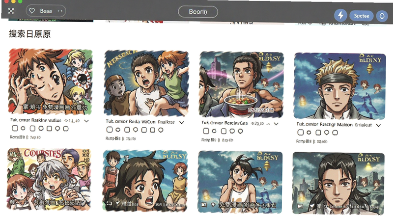 免费漫画阅读软件搜索资源结果预览图
