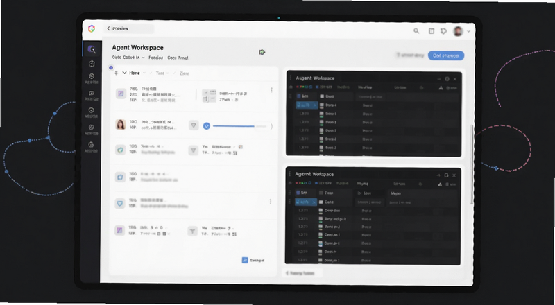 Agent Workspace 智能体工作台配置界面预览图
