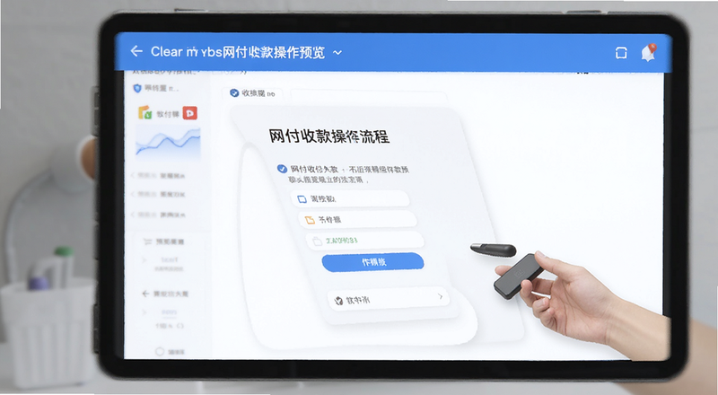 网付收款操作流程预览图