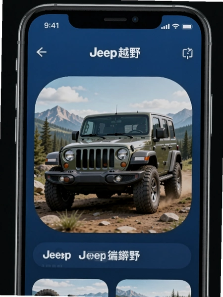 Jeep越野App 社群活动页面