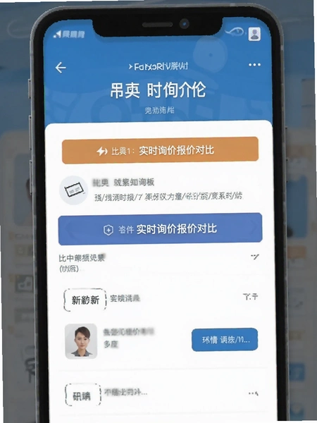 比个件实时询价报价对比页面预览图