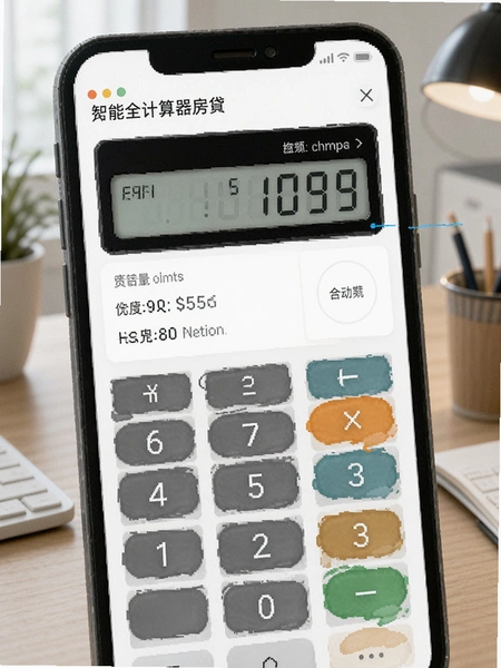 智能全能计算器房贷计算结果页面预览图