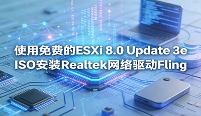 ESXi 8.0 Update 3e ISO��װRealtek��������Fling