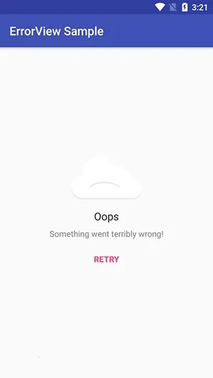 ErrorView Sample(ErrorViewSample�������)