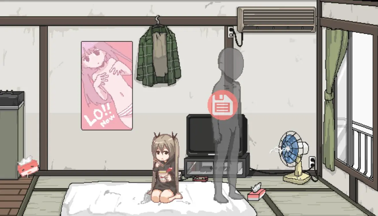 每天和家里蹲妹妹一起生活