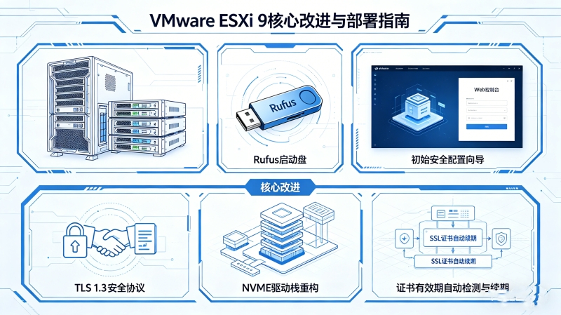 ESXi 9.x���̶���ISO��Rufus������������������