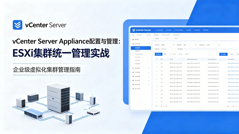 vCenter Server Appliance�����������ESXi��Ⱥͳһ����ʵս
