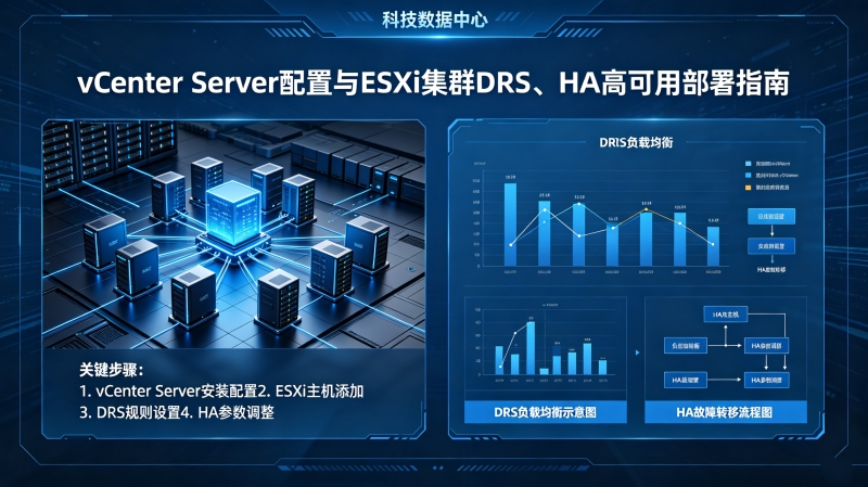 vCenter Server��ô���ã�ESXi��ȺDRS��HA�߿��ò���ָ��