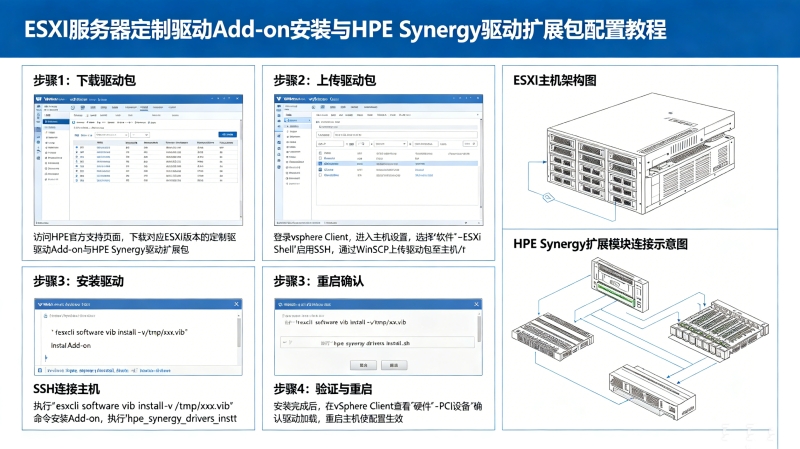 ESXi��������������Add-on��ôװ��HPE Synergy������չ�����ý̳�