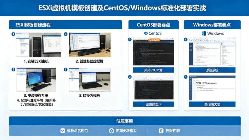 ESXi�����ģ����ô������CentOS��Windows��׼������ʵս