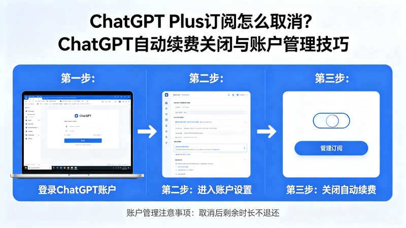 ChatGPT Plus������ôȡ����ChatGPT�Զ����ѹر����˻���������