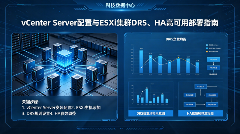 vCenter Server��ô���ã�ESXi��ȺDRS��HA�߿��ò���ָ
