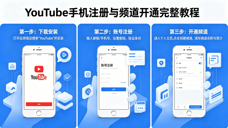 youtube��ôע���˺ţ�YouTube�ֻ�ע����Ƶ����ͨ����