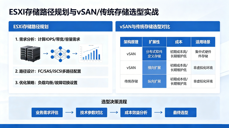 ESXi�洢·����ô�滮��vSAN�봫ͳ�洢��ѡ��ʵս