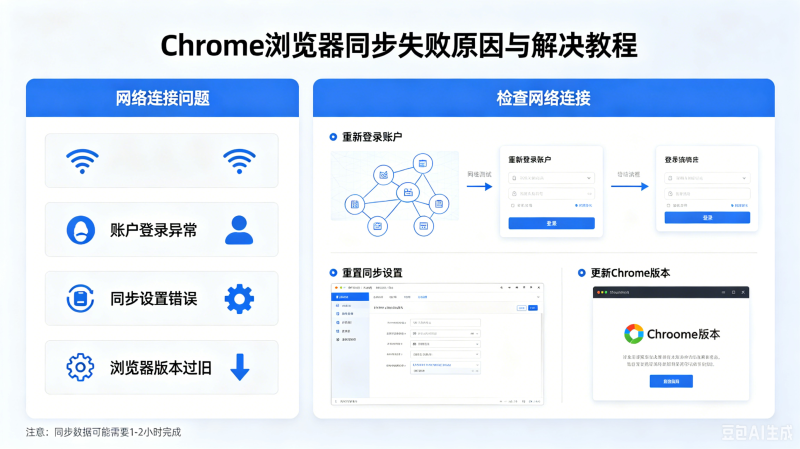 Chrome������޷�ͬ����Chromeͬ��ʧ��ԭ�������̳�