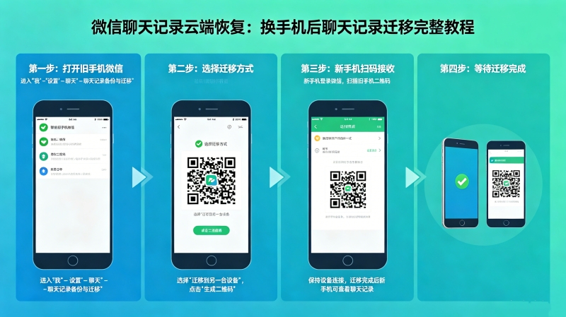 微信聊天记录云端恢复:换手机后聊天记录迁移完整教程 微信聊天记录云端恢复:换手机后聊天记录迁移完整教程