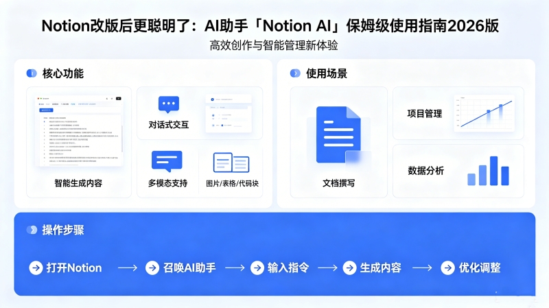 Notion�İ��������ˣ�AI���֡�Notion AI����ķ��ʹ��ָ��2026��
