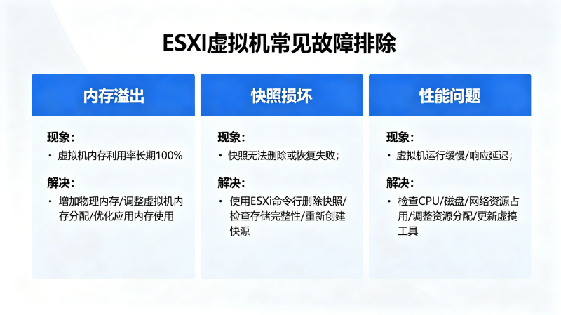 ESXi��������������ų����ڴ�����������𻵡�������