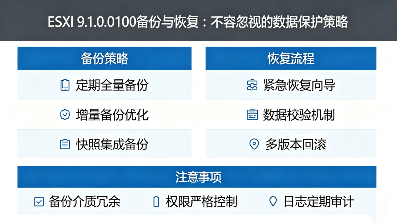 ESXi 9.1.0.0100������ָ������ݺ��ӵ����ݱ�������