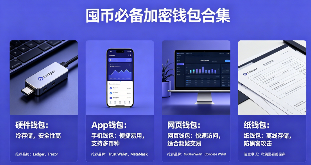 囤币必备加密钱包合集