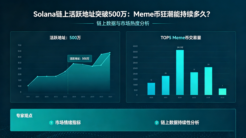 Solana���ϻ�Ծ��ַͻ��500��Meme�ҿ��ܳ�����ã�