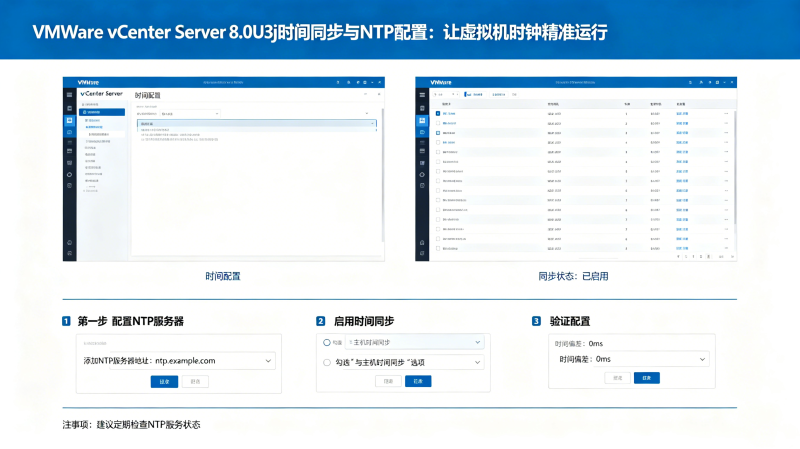 VMware vCenter Server 8.0U3jʱ��ͬ����NTP���ã�����