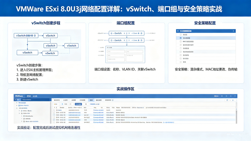 VMware ESXi 8.0U3j����������⣺vSwitch���˿����밲