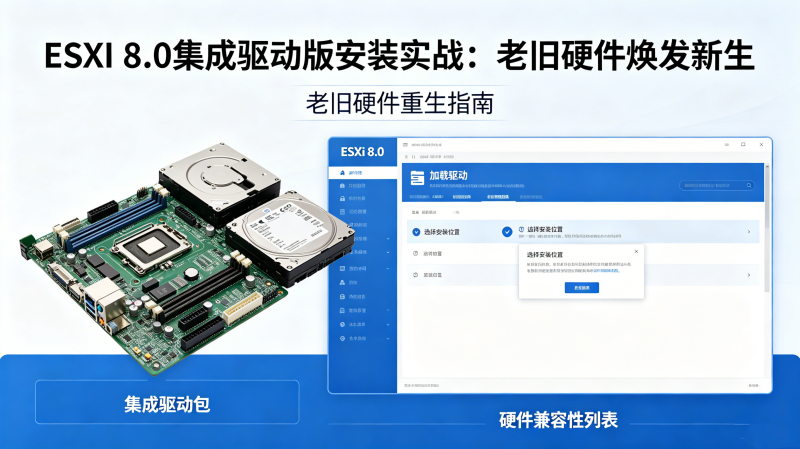 ESXi 8.0���������氲װʵս���Ͼ�Ӳ����������